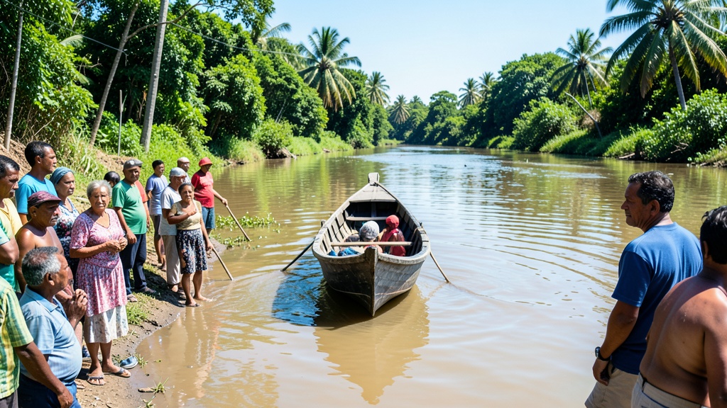 Turista ahogado en el río Vinces deja a una familia desolada en Salitre