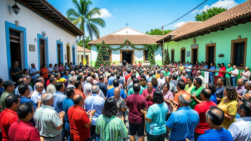 Samborondón celebró a Santa Ana con misas seguras y distanciamiento