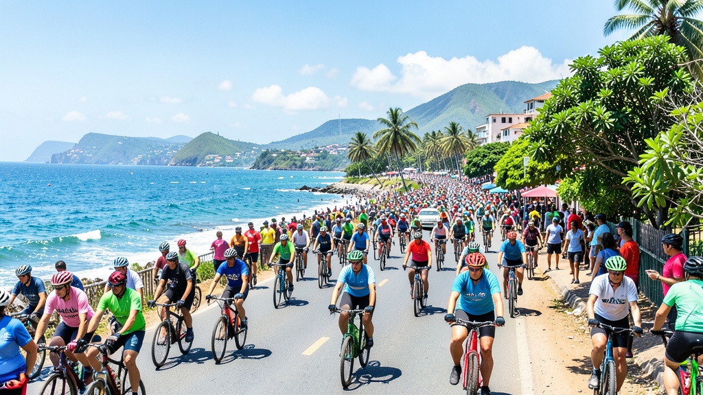 Más de 150 ciclistas recorrieron 100 km para llegar a Salitre en Guayaquil