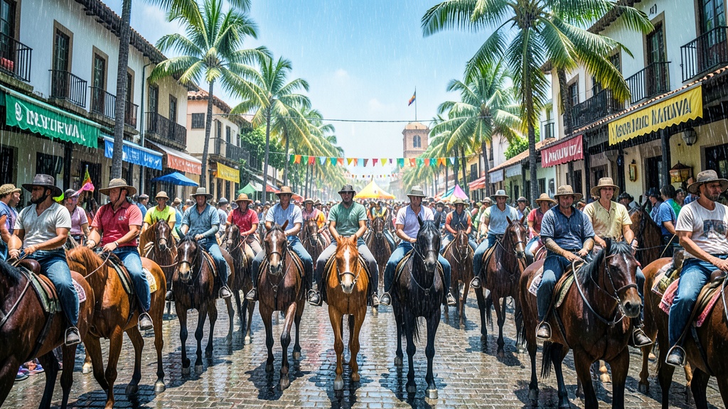 Salitre recibió a miles de caballistas en su fiesta montuvia