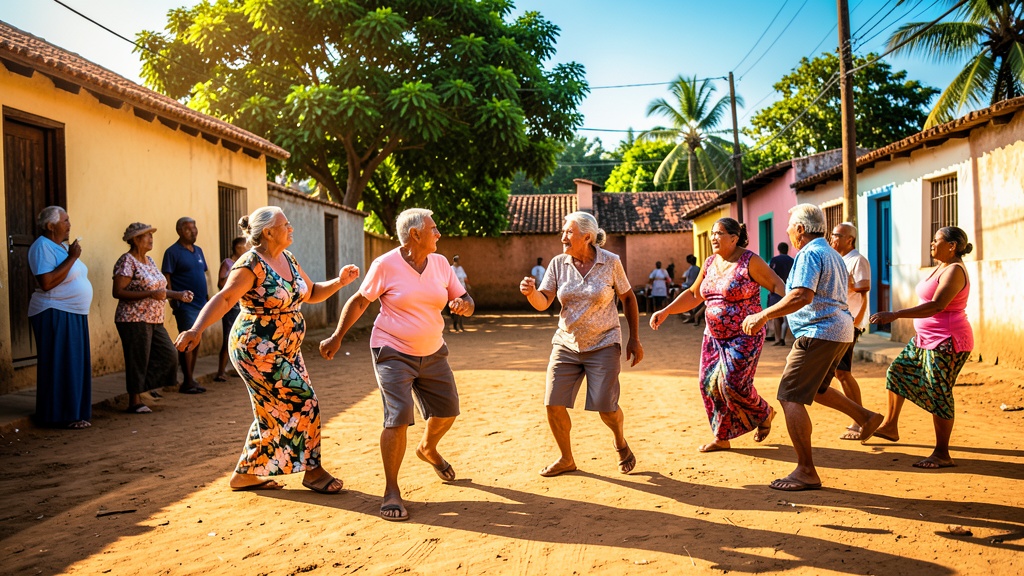 Mil adultos mayores celebraron el Día Internacional en Salitre con deporte y baile