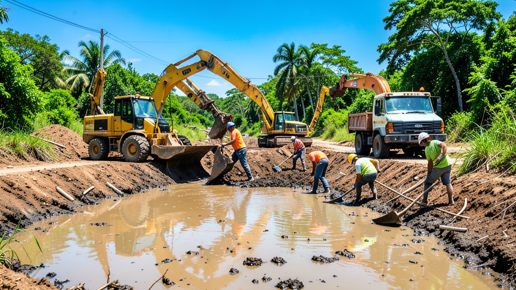 Inicia construcción de planta de tratamiento en El Salitral para mitigar contaminación