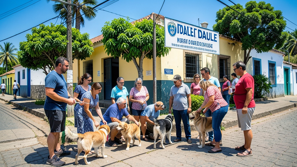 Vecinos de Daule vacunaron a 150 mascotas en campaña del Cabildo
