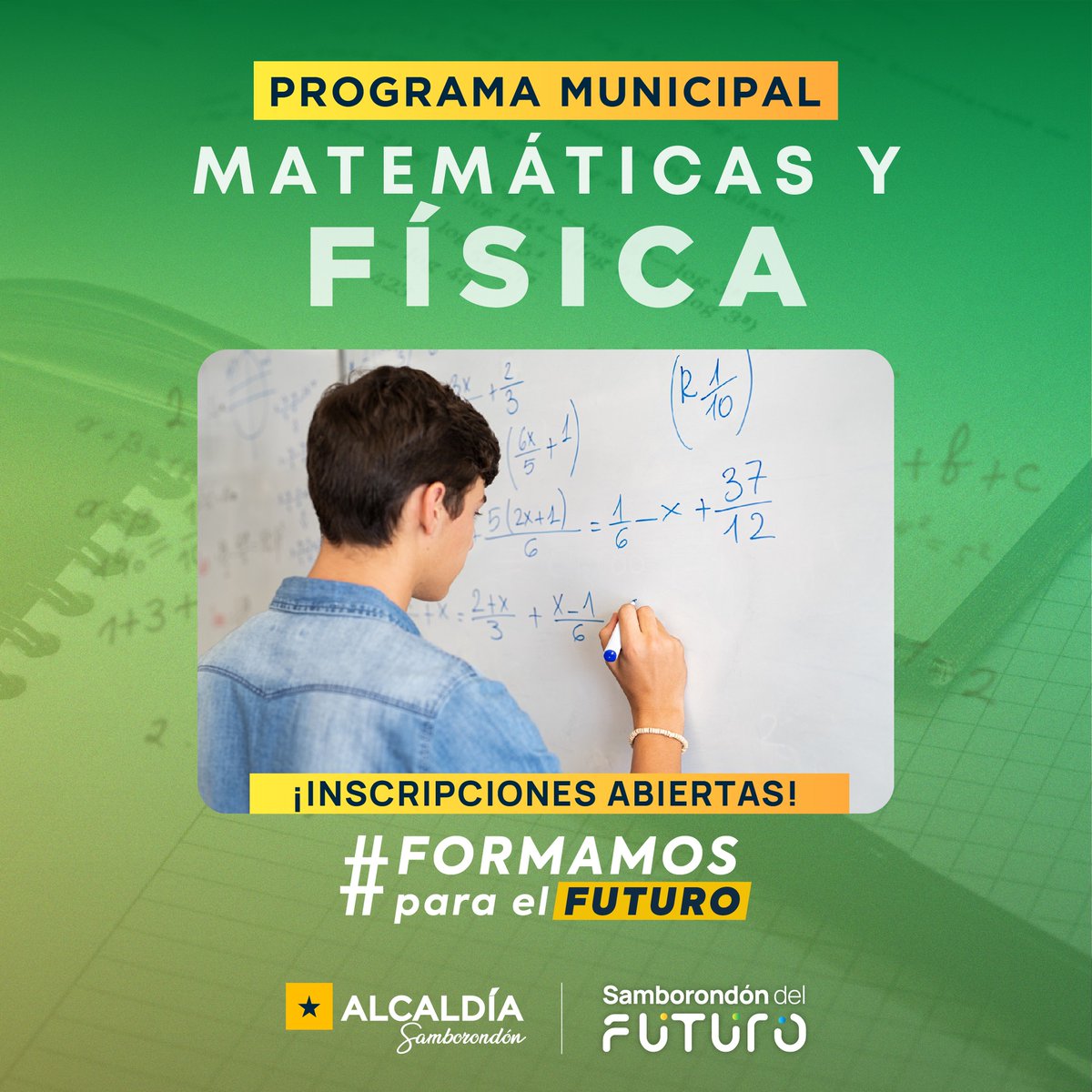 Samborondón abre inscripciones para reforzar matemáticas y física en jóvenes