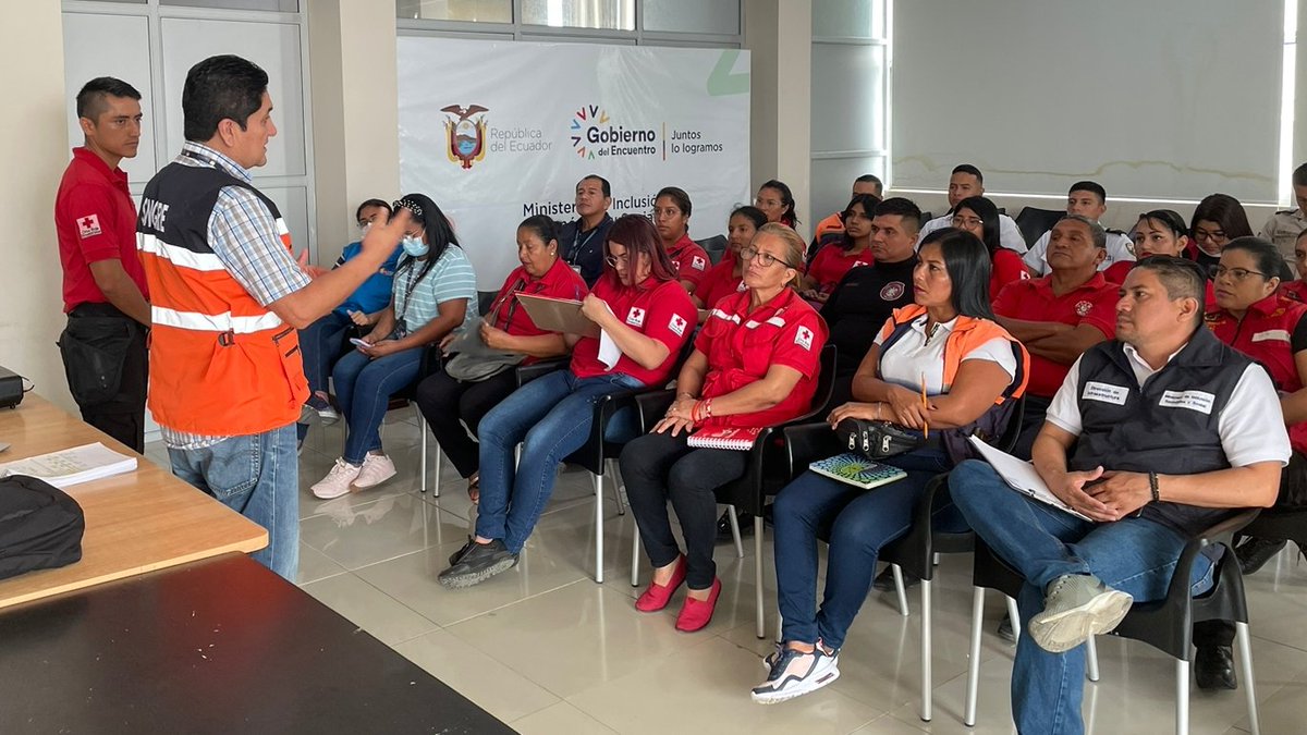 Riesgos Ecuatoriano actualiza capacidades en Mesa Técnica 4 para gestión de desastres