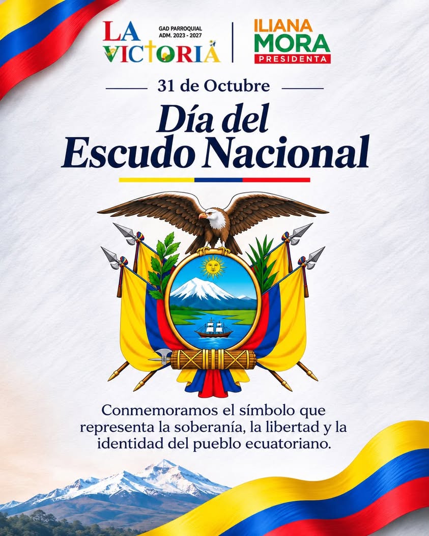 Junta Parroquial de Ñauza rinde homenaje al Escudo Nacional este sábado