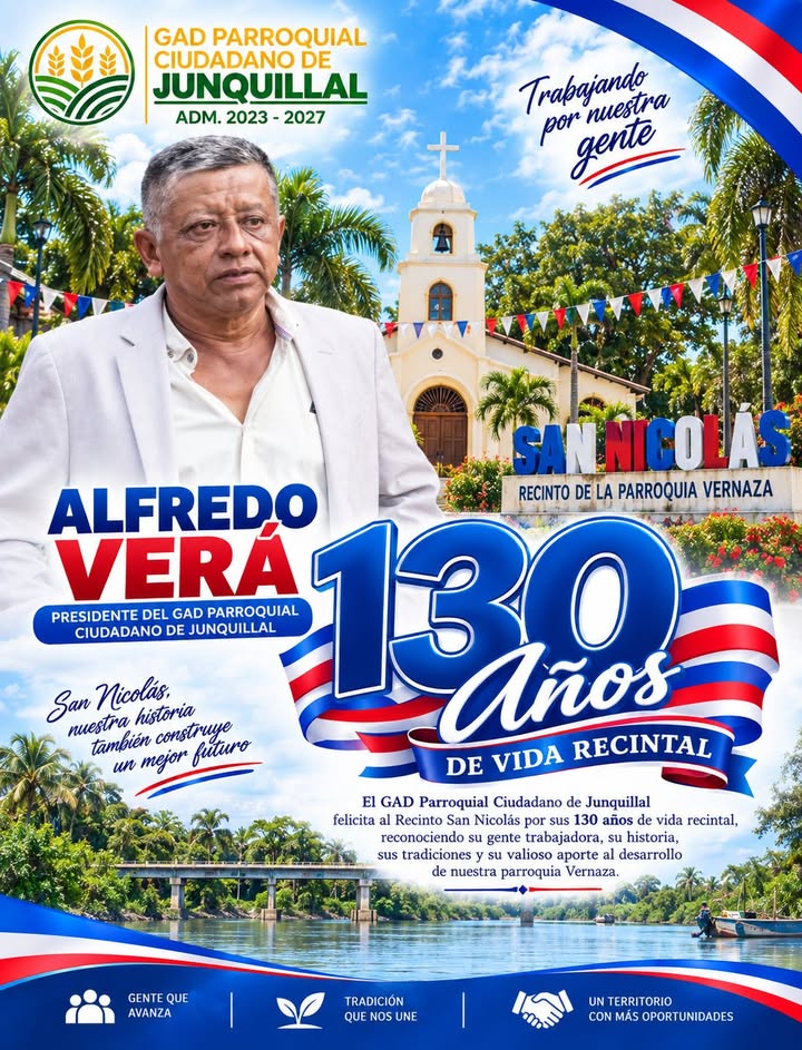 Junquillal celebra los 130 años de San Nicolás con orgullo y proyección comunitaria