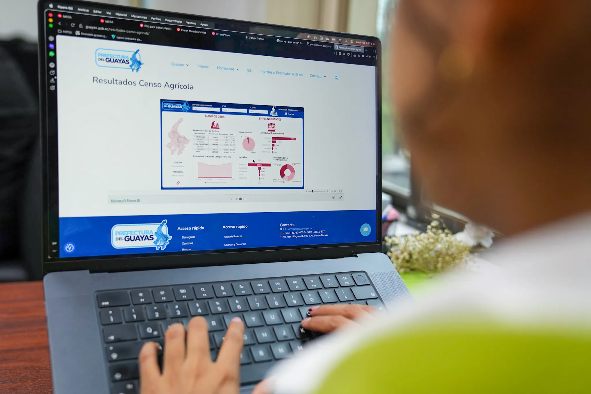 Prefectura del Guayas lanza portal con datos del Primer Censo Agropecuario