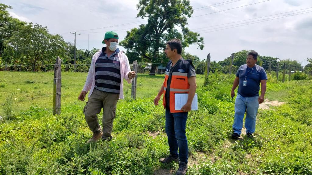 Inspección técnica en Tintal de Afuera busca mitigar riesgo del Río Mastrantal