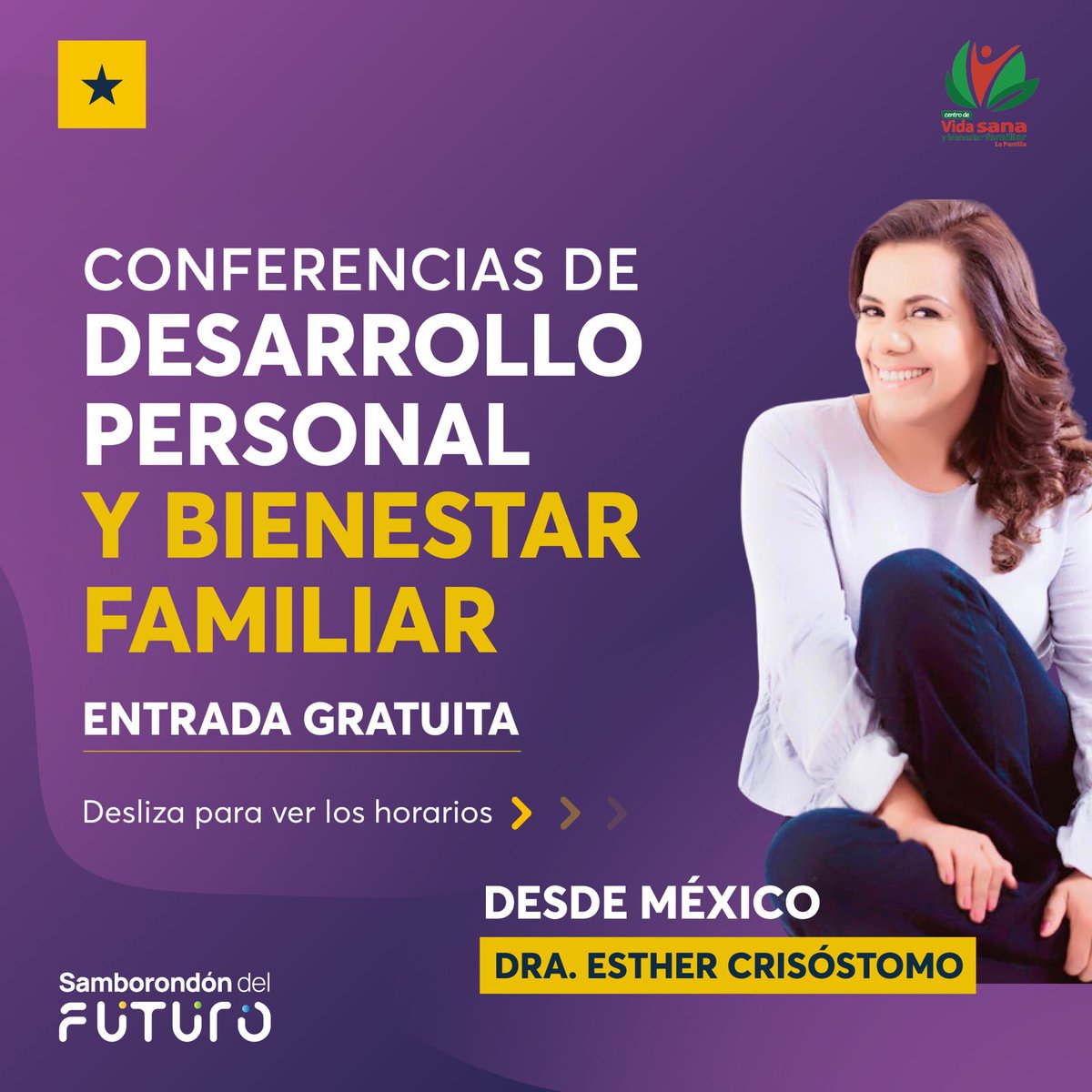 Psicóloga Esther Crisóstomo dictará charlas gratuitas de bienestar en Samborondón