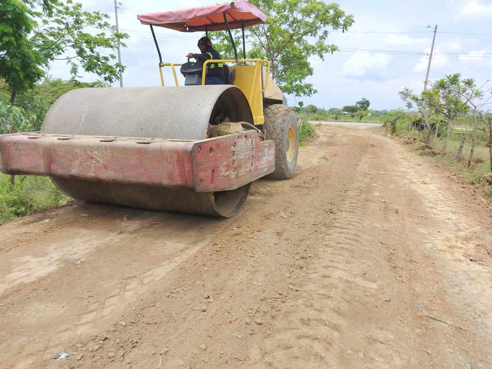 Reconforman vía a La Palmita y La Compoña Chica para mejorar transporte agrícola