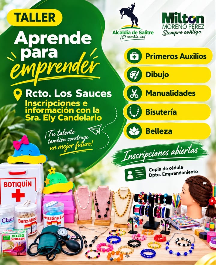 Inscripciones abiertas para cursos de emprendimiento en Los Sauces