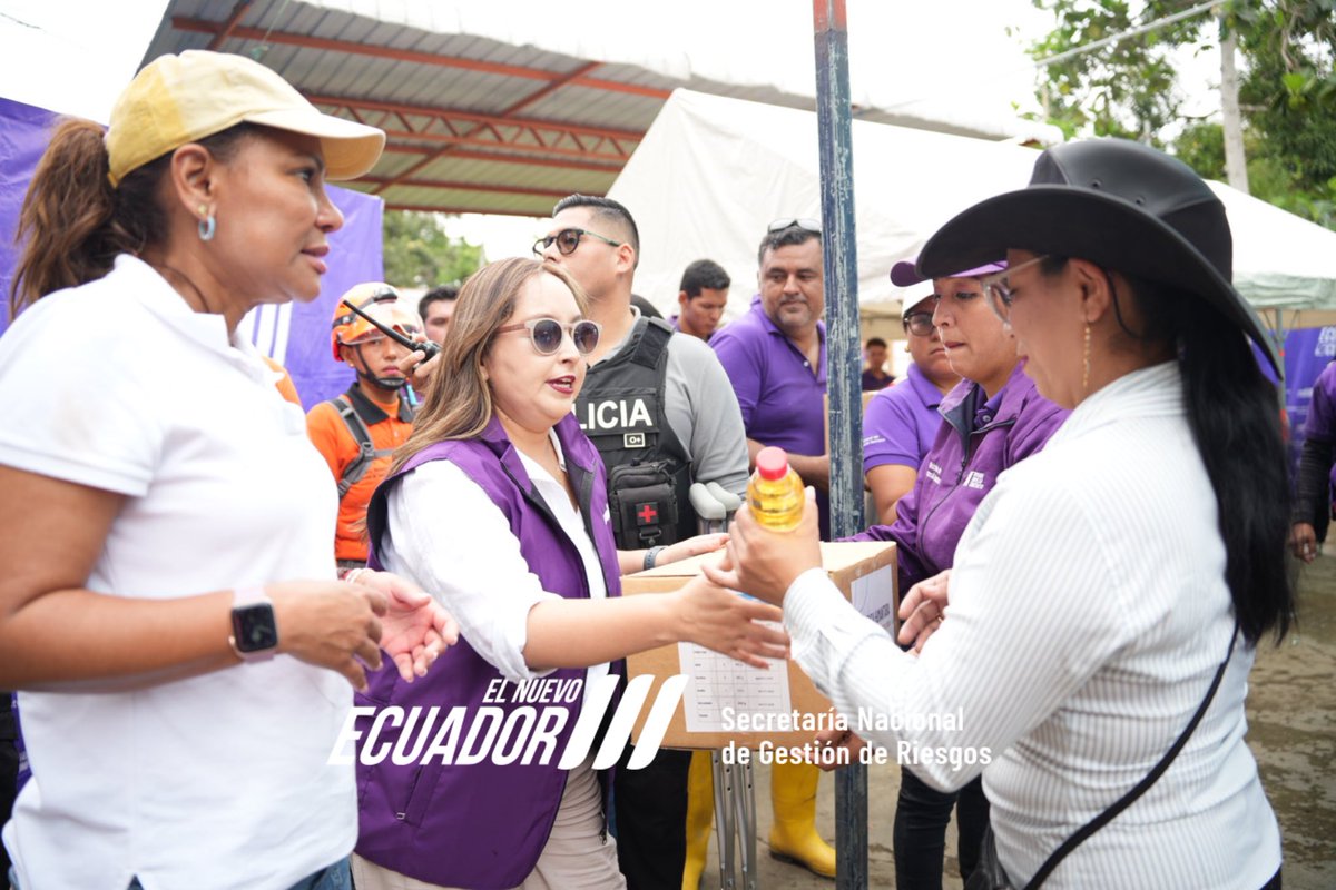 Gobierno Nacional entrega ayuda humanitaria a familias afectadas por lluvias en Salitre
