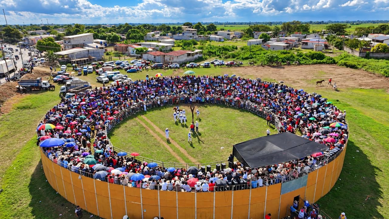 Salitre celebra su identidad con un Rodeo Montuvio lleno de público