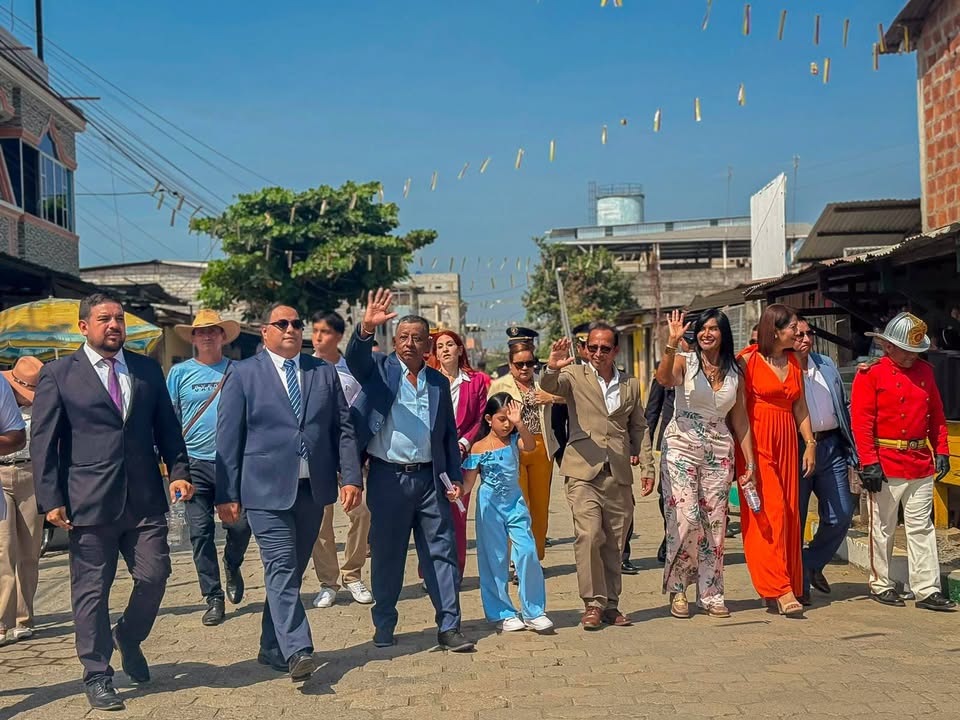 Junquillal celebra 34 años de parroquialización con desfile cívico y homenaje a su producción arrocera