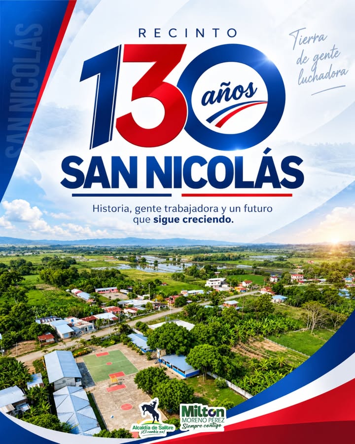 San Nicolás celebra sus 130 años: orgullo y tradición del cantón Salitre