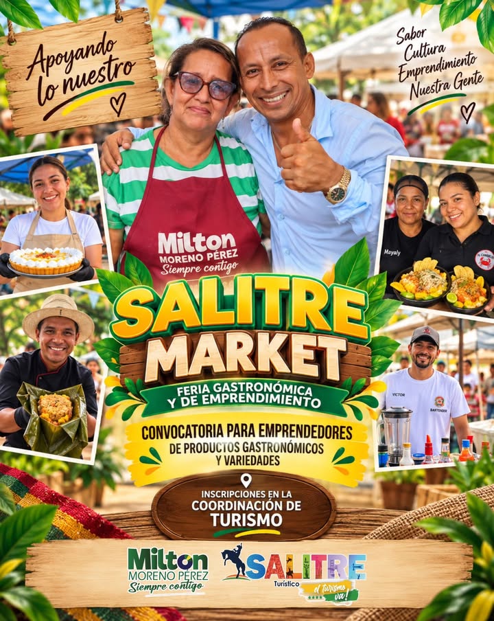 Emprendedores de Salitre pueden destacar sus marcas en nueva feria gastronómica